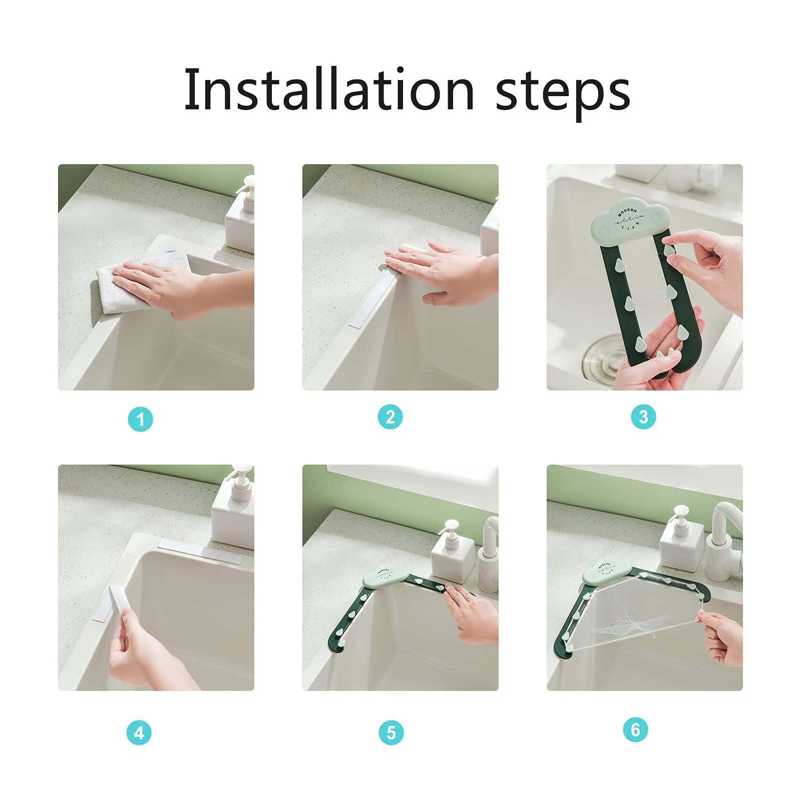 Mixrion Triangular Sink Drain Rack – Kitchen Filter Holder
