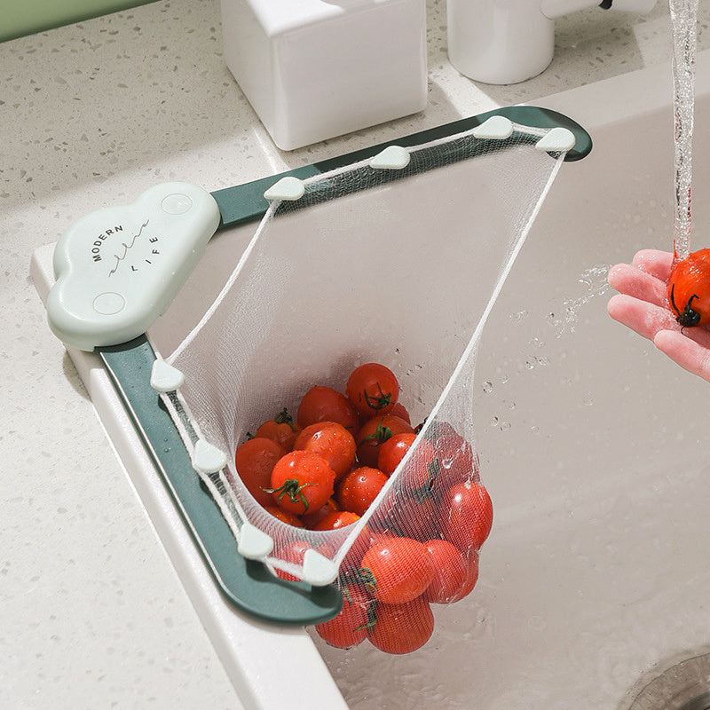 Mixrion Triangular Sink Drain Rack – Kitchen Filter Holder